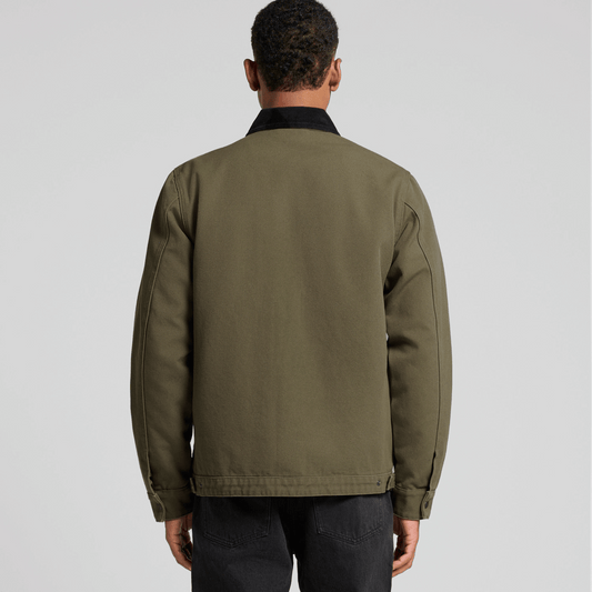 Premium Canvas Cord Collar Jacket | As Colour